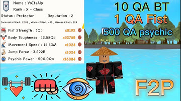 Roblox SPTS Origin Stat  Update (10 Qa bt 1 Qa fist 500 qa psychic) Killing spree with new snowball