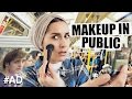 Doing my Make up in Public!