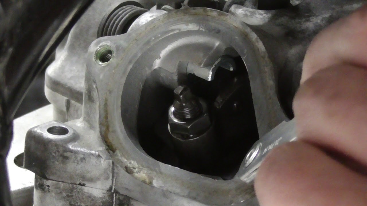 SR400 バルブクリアランス調整 レストアガレージ#1-6