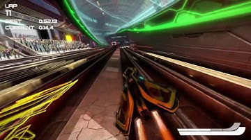 WipEout Omega Collection - Subway D Class speed lap 52.03