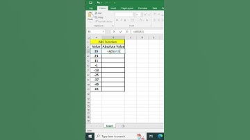 Advanced Techniques with the ABS Function in Excel | Expert Tips #Shorts #exceltips #exceltricks