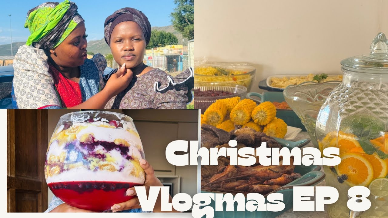 Vlgmas Ep 7 | Christmas Lunch with Inlaws | Table setting | secret pearl | Emagqhwashini | Komani 📍