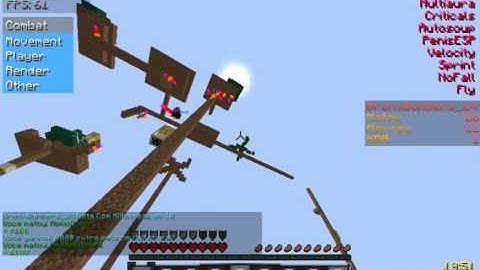 No Anticheat KitPvP Hacking #1 - Tons of kills!