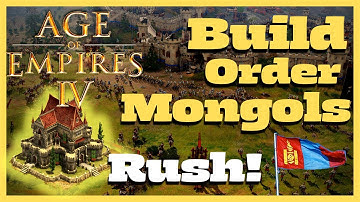 Age of Empires 4 - Build Order Mongols Horsemen Rush