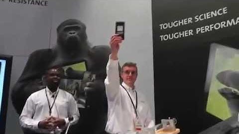 Gorilla Glass 3 Demo at CES 2013