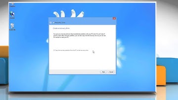 Create a System Recovery USB Drive in Windows® 8