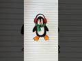 How to draw a Merry Christmas penguin #merrychristmas