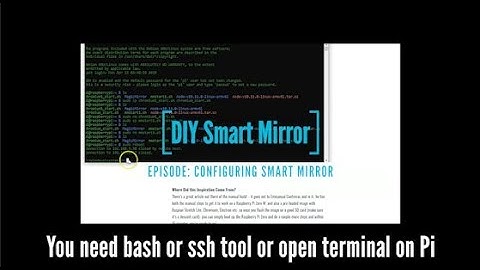 Configuring Smart Mirror With Open Weather Maps, Google Calendar and a Custom News Feed