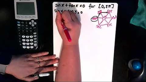 U7L3 Solving Trig Equations: sin(x)+tan(x)=0