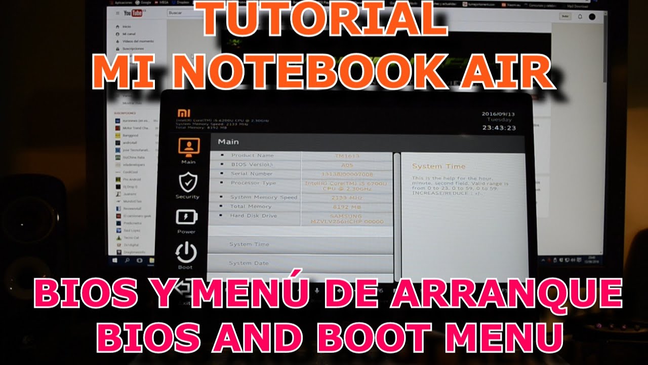 Boot Menu Xiaomi Notebook