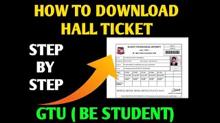 how to download GTU BE Hall Ticket | Gtu new circular | Gtu news | sanjay solanki | gtu today news screenshot 4