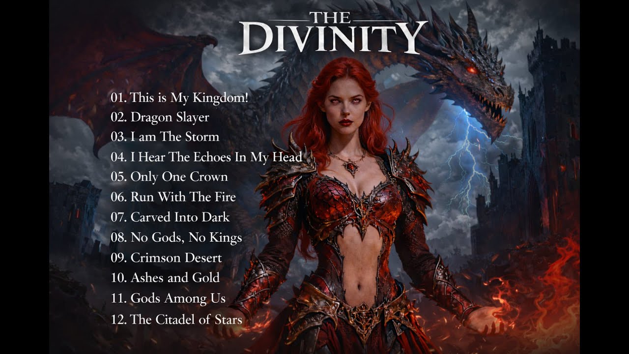 Epic Symphonic Metal | Full Album – Run With The Fire | The Divinity