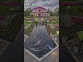 Pink Roof Villa That Looks Unreal 💖🏠 #transformyourhome #interiordesign #transformatio