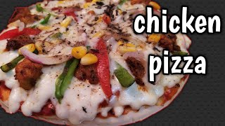 Pizza Recipe in Tamil (eng sub)|Homemade Chicken Pizza Recipe |Easy Pizza Recipe | How to make Pizza