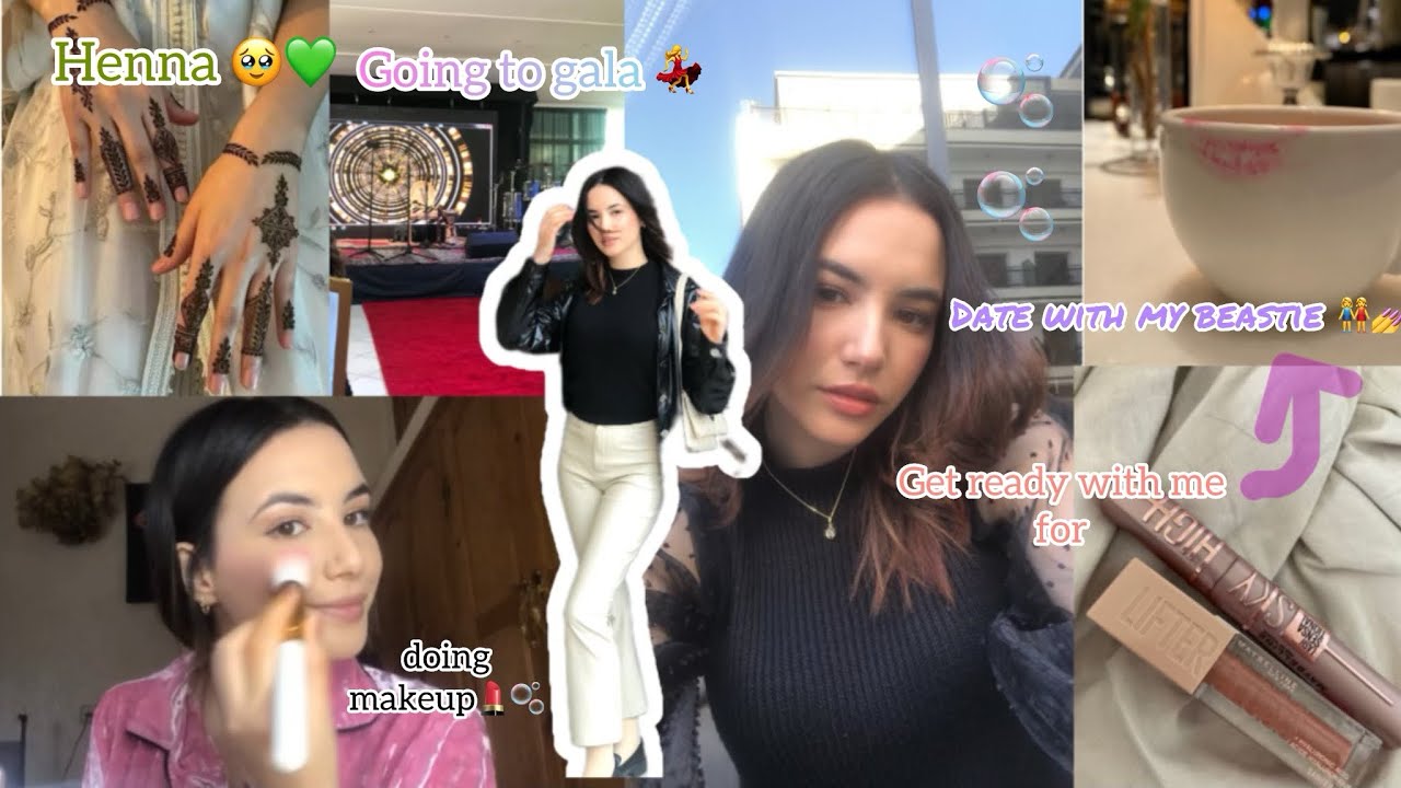 VLOG | Get ready with me🫧💄درت الحنة 💅💚مشيت لحفلة وديتكم معايا 🎺🎻