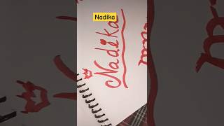 Nadika #art #youtubeshorts #ytshorts #youtuber #drawing #name