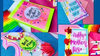 Mother's day card easy and simple unique ideas for mom quick 💖