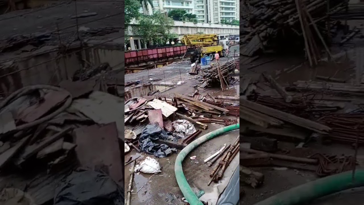 mumbai metro work in progress😯😯 
