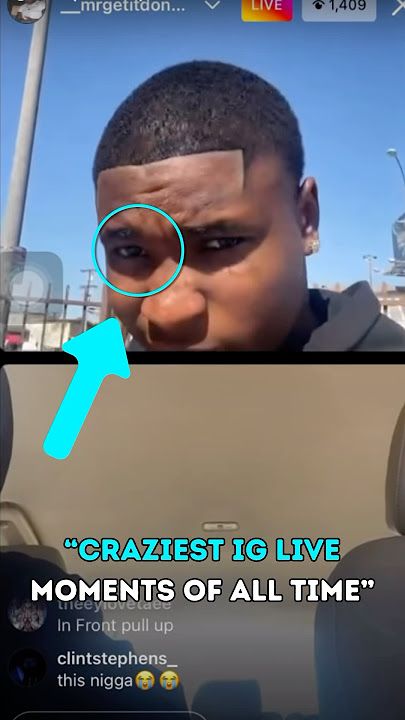 CRAZIEST IG LIVE'S of all time!💥😳 #rap #iglive #beef