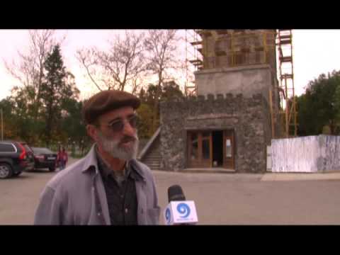 10 11 2016 ნიკო ნიკოლაძის კოშკში ნიკოლაძისეული საათის აღდგენა მიმდინარეობს