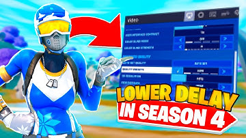 How To Get LOWER INPUT DELAY in Season 4 - Fix Lag, 0 INPUT DELAY & MORE!