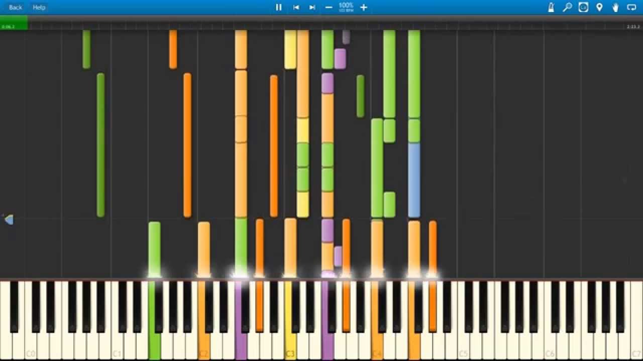 Kristen Bell & Idina Menzel: For the First Time in Forever (Reprise) | Midi Visualisation