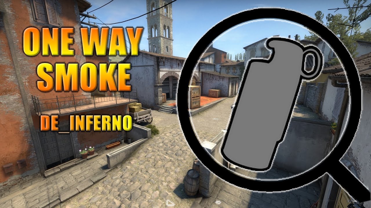 CS:GO ONE WAY SMOKE ( de_inferno ) - YouTube