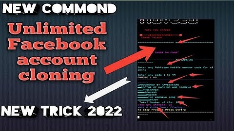 Clone Unlimited Old Facebook Accounts | How to clone old facebook account 2022 | New trick 2022