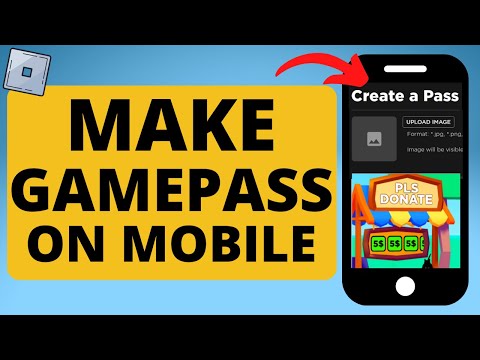 HOW TO CREATE A GAME PASS IN PLS DONATE MOBILE #roblox #plsdonate #rob, Mobile Game