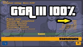 видео: Что нужно для 100% прохождения игры GTA III? картинка: Что нужно для 100% прохождения игры GTA III?