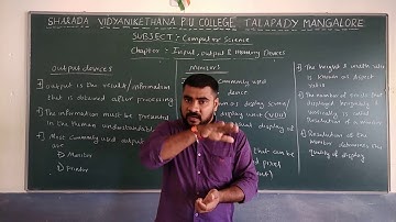 Chapter-2 Input Output Memory devices part-3 by Mr.Sunil Kumar H