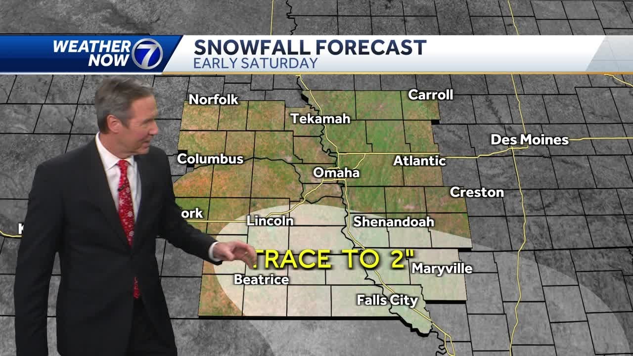 Snow chances are limited in Omaha - YouTube