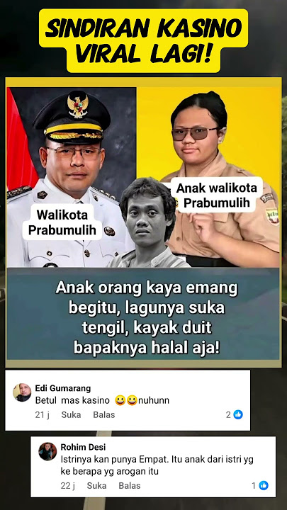 Sindiran Kasino Warkop DKI Viral Lagi! #flyxo #kasino #walikotaprabumulih
