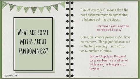 AP Stats 5.1 Randomness, Probability, and Simulations