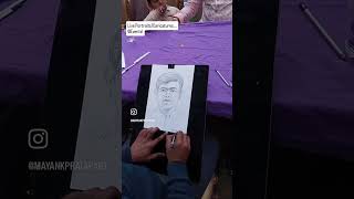 Live sketch live portrait drawing live caricature #art #caricature #drawing #livesketch