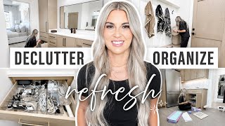 CHATTY DECLUTTER & ORGANIZE HOME REFRESH | ENTIRE HOME DECLUTTER WITH ME | WHOLE HOUSE ORGANIZING