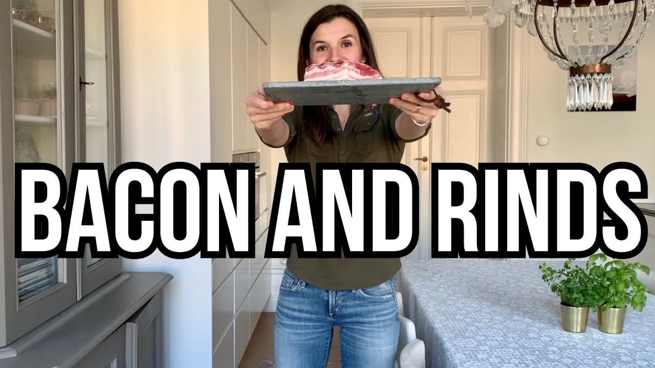 🇬🇧 Baked Bacon and Homemade Pork Rinds YouTube