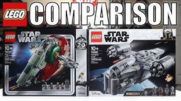 LEGO Star Wars RAZOR CREST vs SLAVE 1 Comparison! (75243 vs 75292)