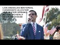 Candidate for Los Angeles Mayor, Alestar Van Mater Speaks at the Beverly Hills Freedom Rally