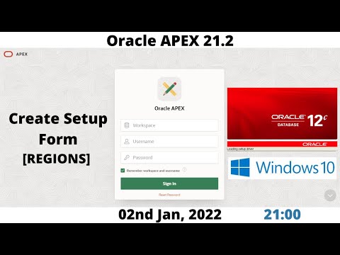 Oracle APEX 21.2