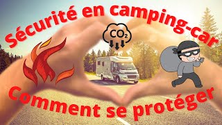 SECURITE EN CAMPING CAR : comment se protéger