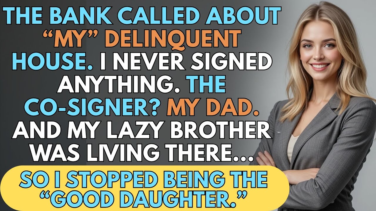 The Bank Called About “My” House — My Father Co-Signed, So I Stopped Being the Good Daughter