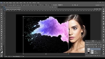 PHOTOSHOP CC-----splash watercolor effect tutorial