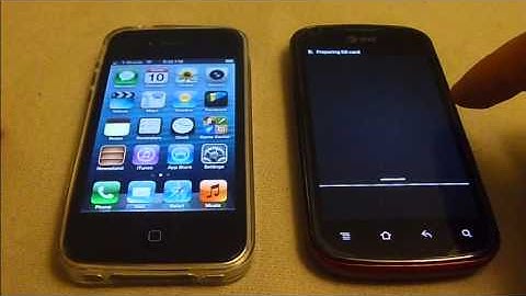 Iphone 4 versus Pantech Burst.  Boot time comparison.