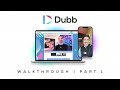 Dubb the ultimate sales platform walkthrough part 1