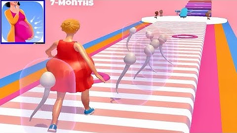 Pregnant Run Gameplay All Levels 9-15 (iOS/Android)