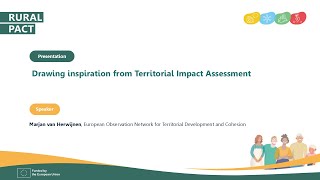 Policy Lab on rural proofing: Drawing inspiration from Territorial Impact Assessment