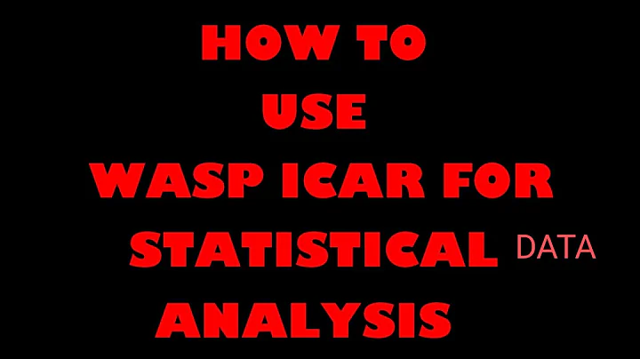 How to use WASP (Web Agri Stat Package) for statistical data analysis for Thesis, research work.