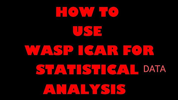 How to use WASP (Web Agri Stat Package) for statistical data analysis for Thesis, research work.
