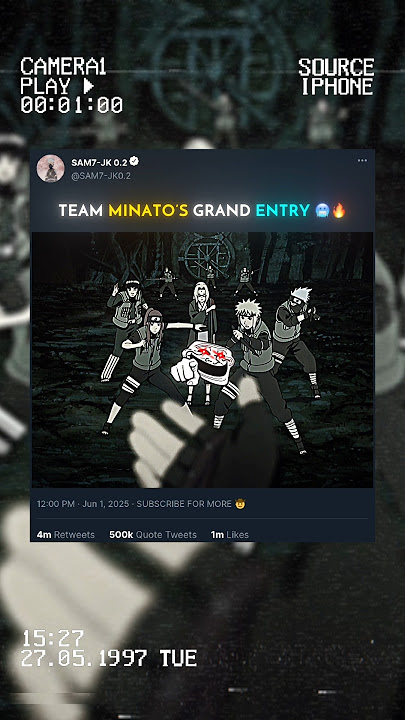 TEAM MINATO SAVE TSUNADE 🥶🔥...